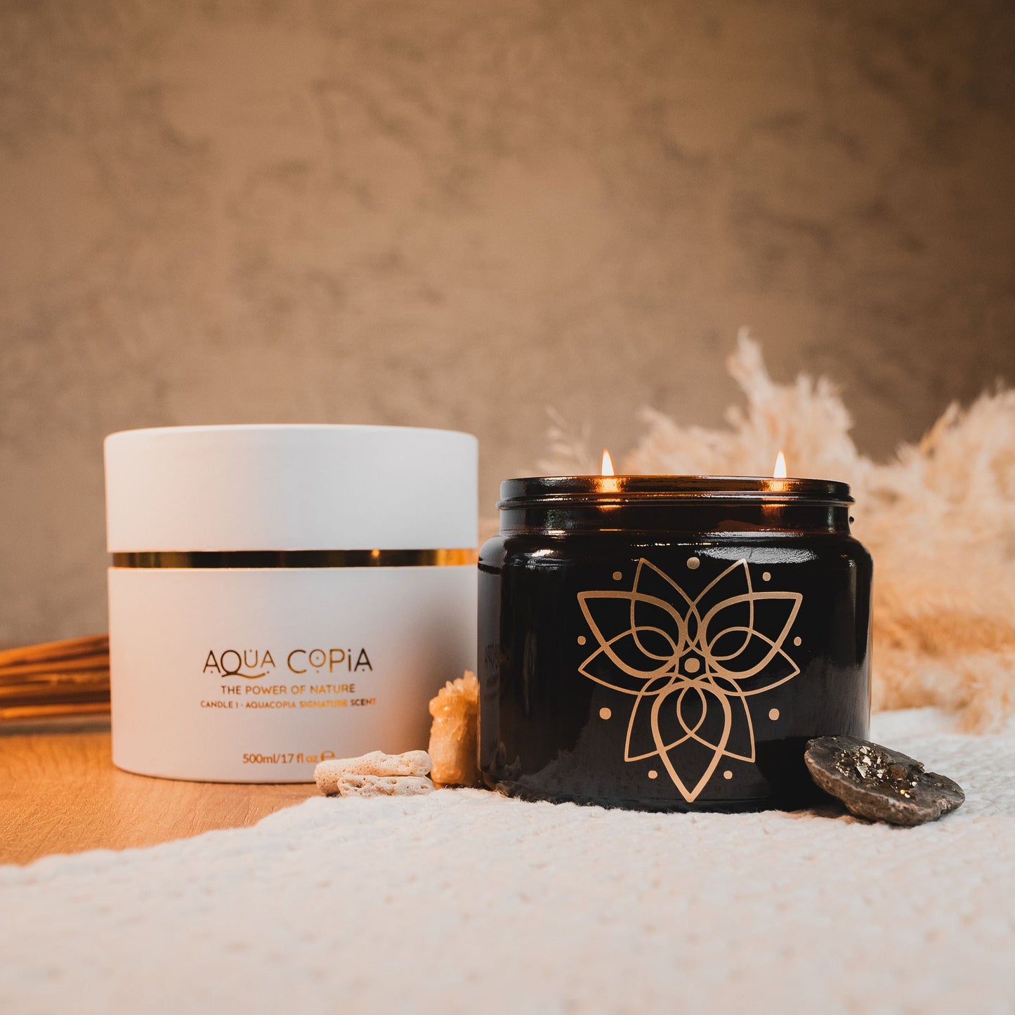 Candle 1: AquaCopia Signature Scent - Extra Large