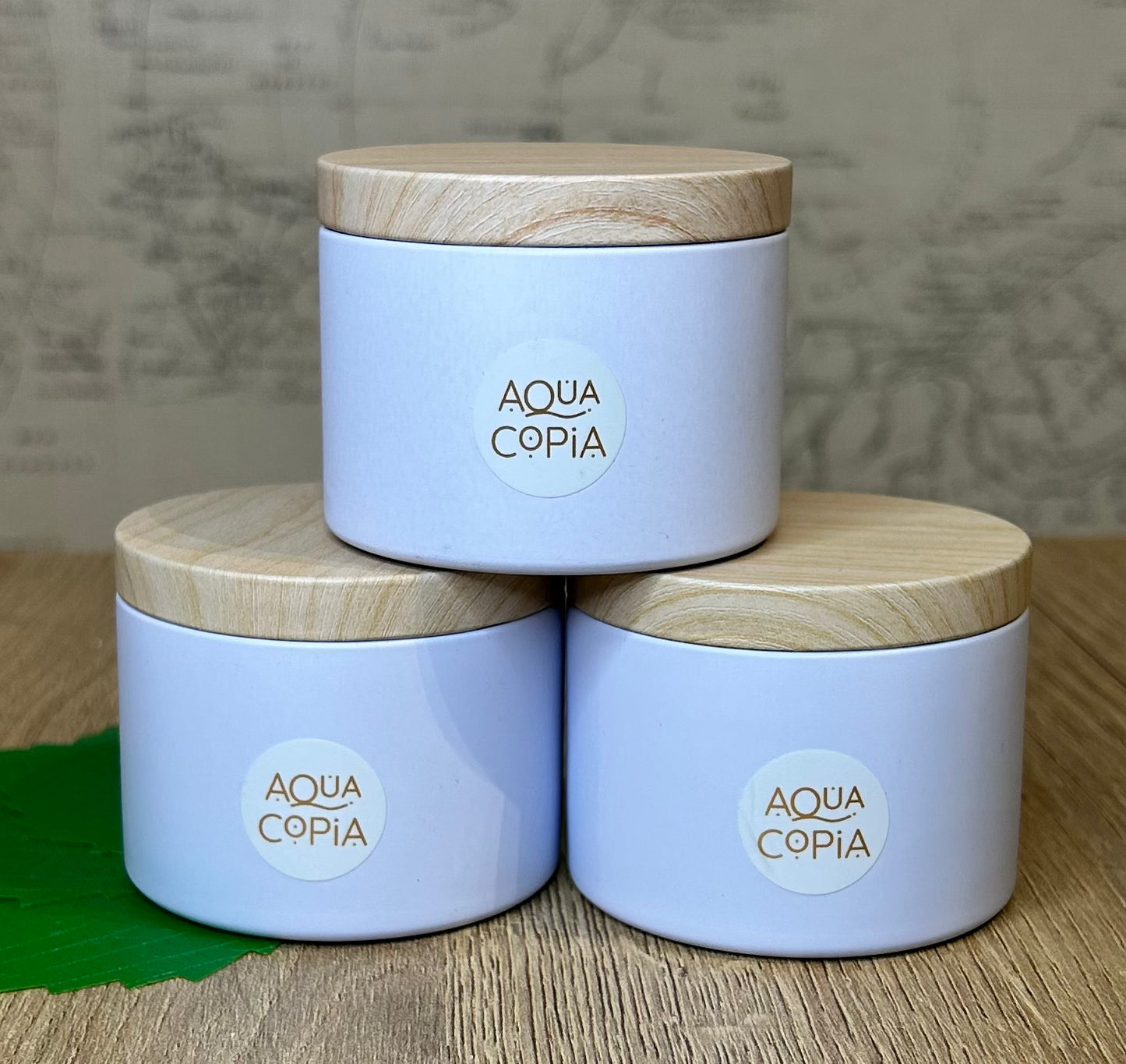Mini Tin Candle: AquaCopia Signature Scent